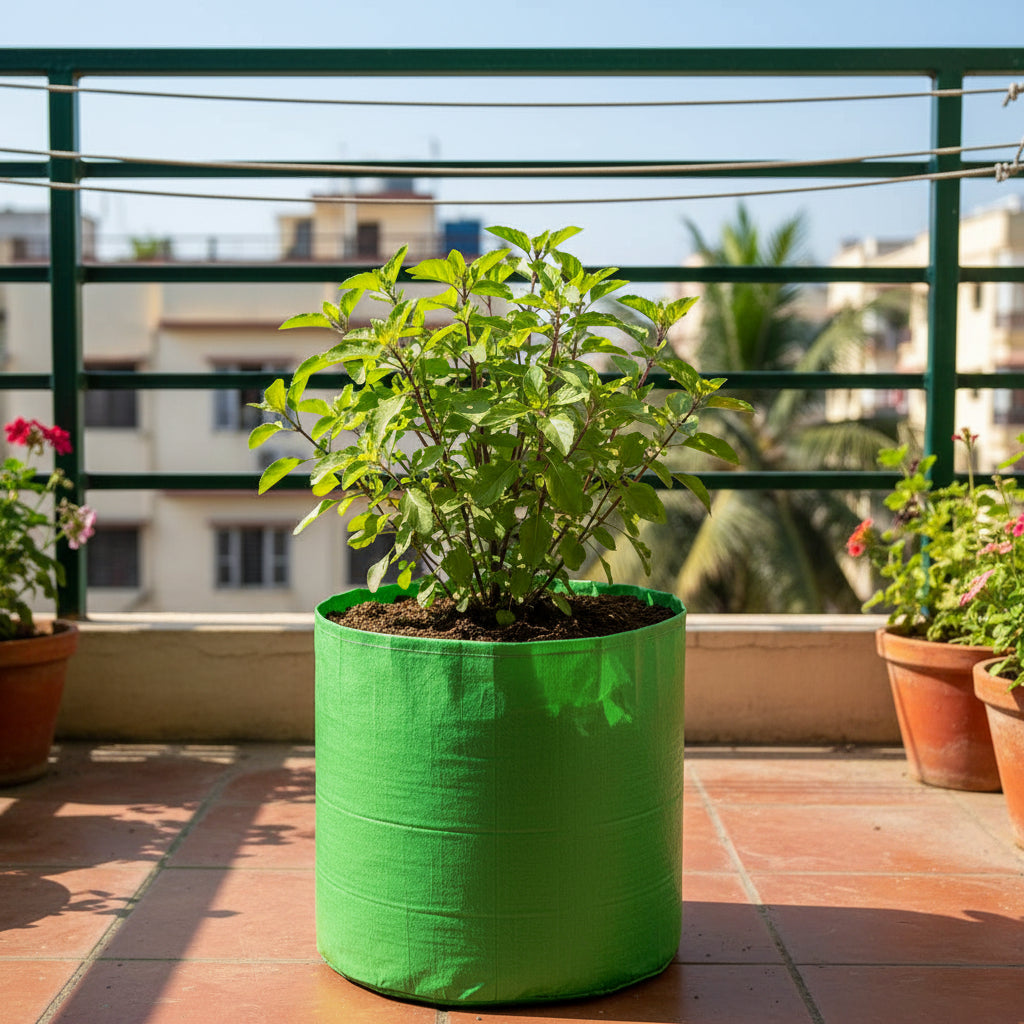 HDPE UV Grow Bags - 9 X 12 Inch (Circular)