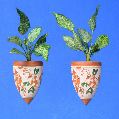  Fish Hanging Terracotta Pot