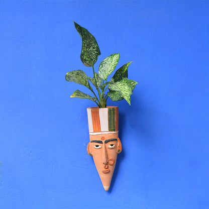  Hanging Townsfolk Terracotta Pot