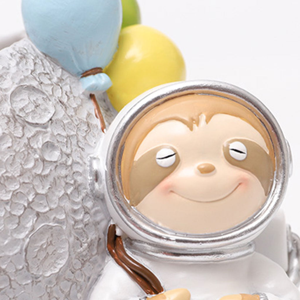 Astronaut Sloth Resin Succulent Pot