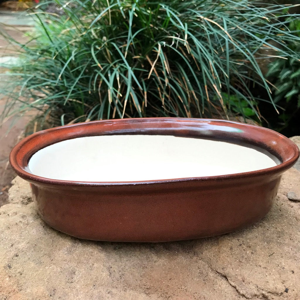  Bonsai Oval Ceramic Planter