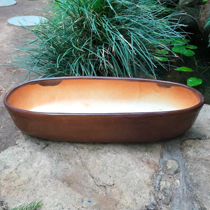  Chiselled Bonsai Ceramic Tray