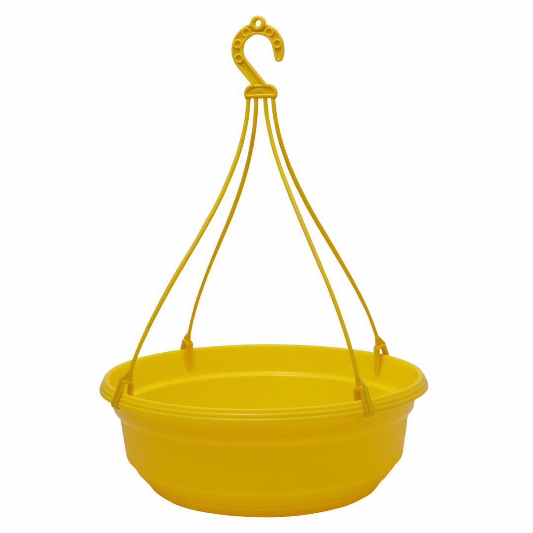  Set Of 3 : Hanging Yellow Pot