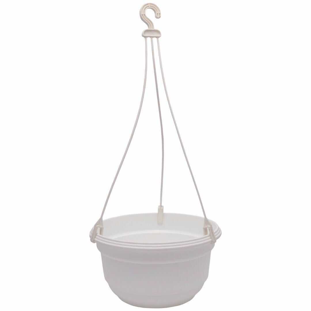  Set Of 3 : Hanging White Pot