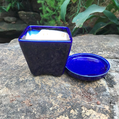  On The Move Ceramic Pot With Tray