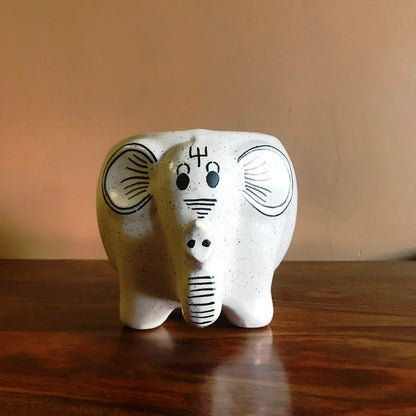  Designer Elephant Ceramic Planter