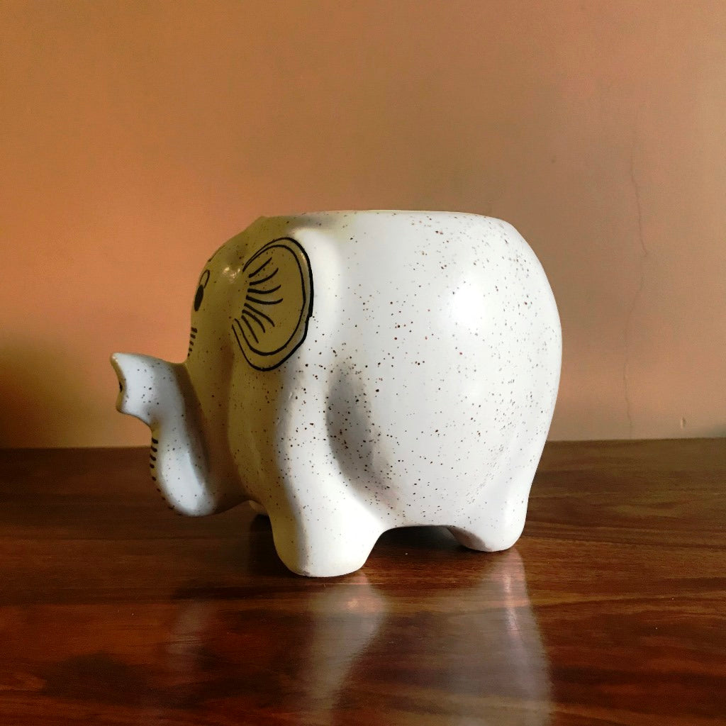  Designer Elephant Ceramic Planter