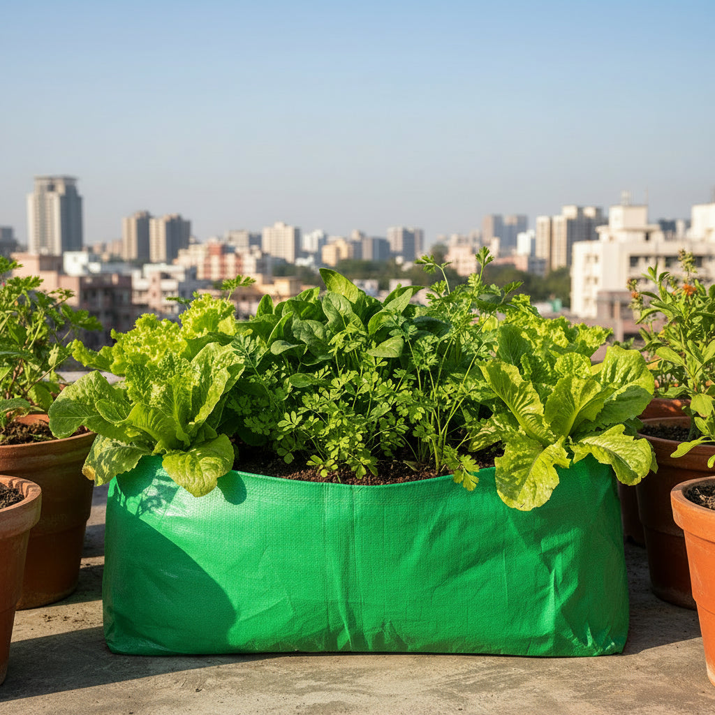  Large HDPE UV Grow Bags 24 X 12 X 12 Inch (Vegetables)