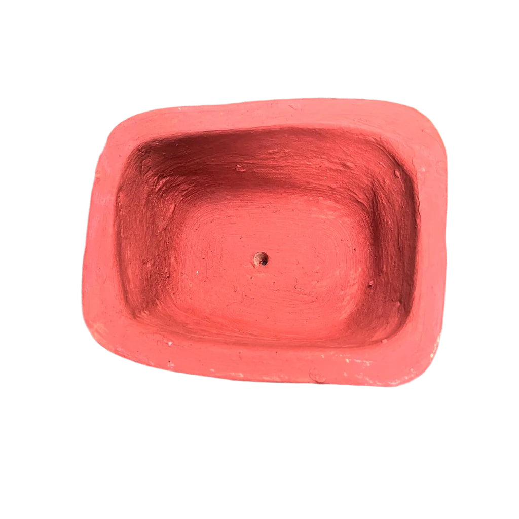  Set Of 4 Rectangle Bonsai Terracotta Pots