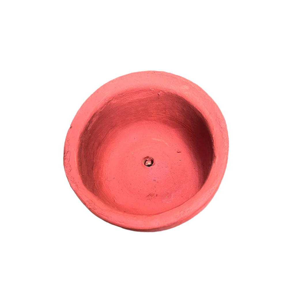  Set Of 4 Round Bonsai Terracotta Pots