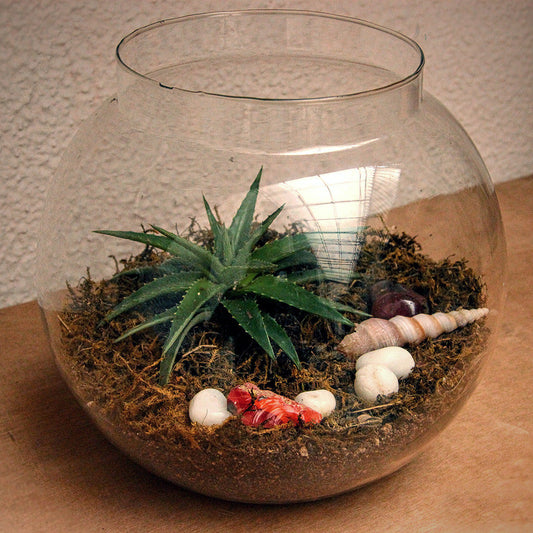  8" Fish Pot Planter With Neck