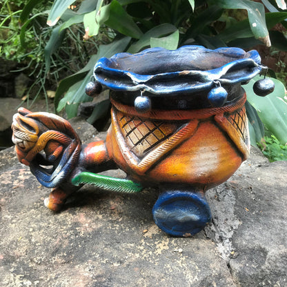  Terracotta Horse Planter (Hand Painted)