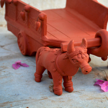  Bullock Cart Pot Stand