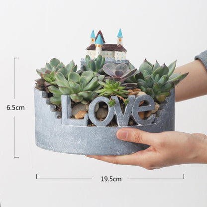  Love For Nature Resin Succulent Pot