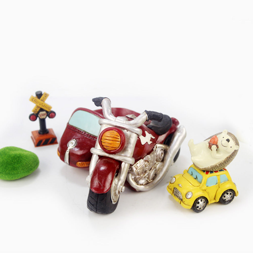  Racing Bike Resin Succulent Pot