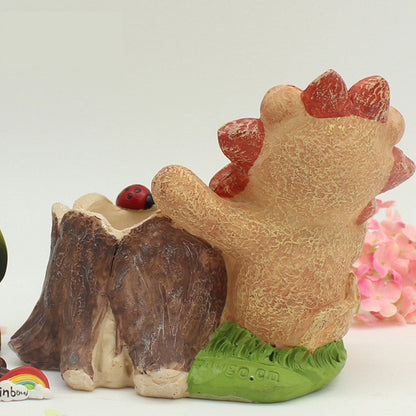 Cute Lion Resin Succulent Pot